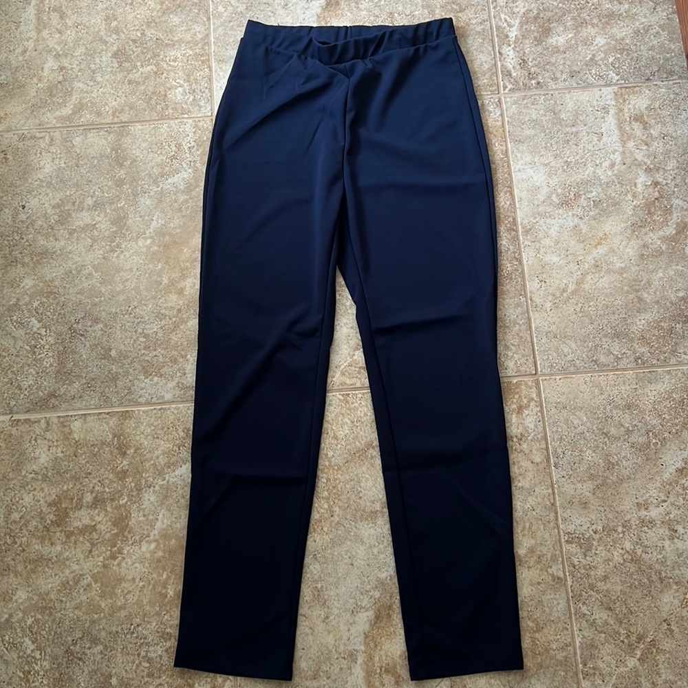 L navy skinny leg Pants